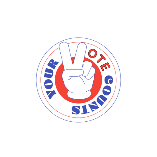 Your Vote Counts Sticker