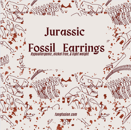 Jurassic Fossil Earrings